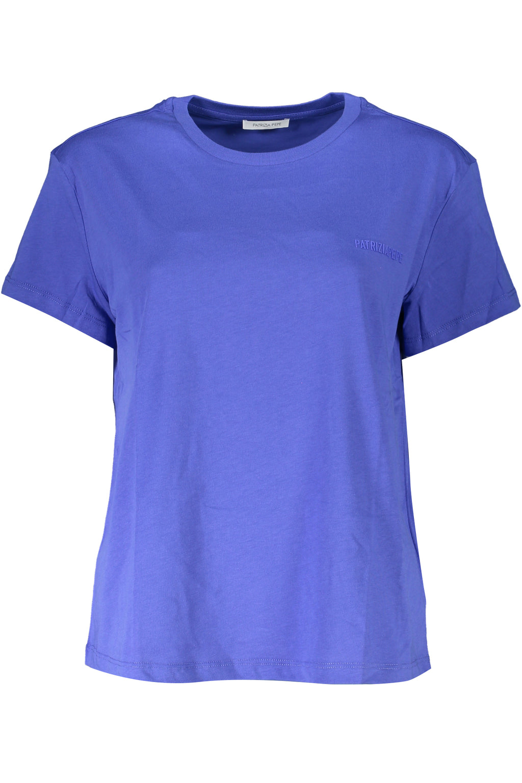 PATRIZIA PEPE WOMEN'S SHORT SLEEVE T-SHIRT BLUE