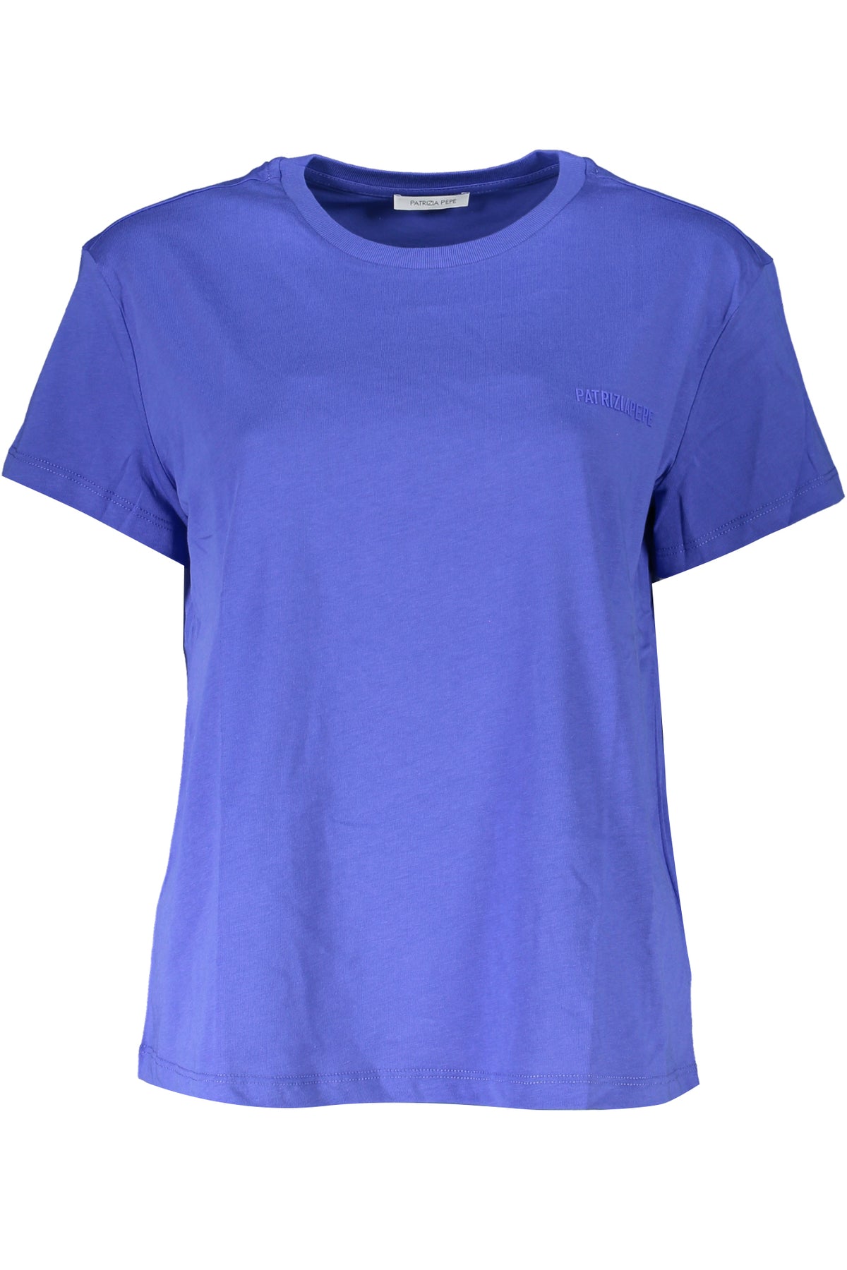 PATRIZIA PEPE WOMEN'S SHORT SLEEVE T-SHIRT BLUE
