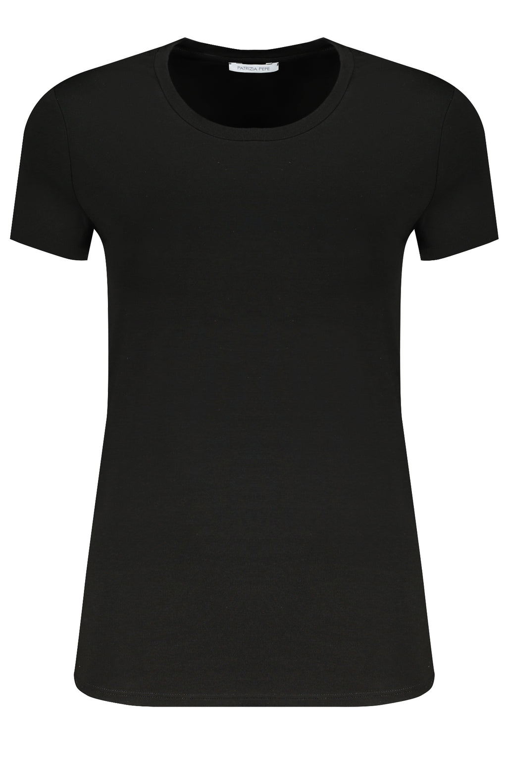 PATRIZIA PEPE WOMEN'S SHORT SLEEVE T-SHIRT BLACK