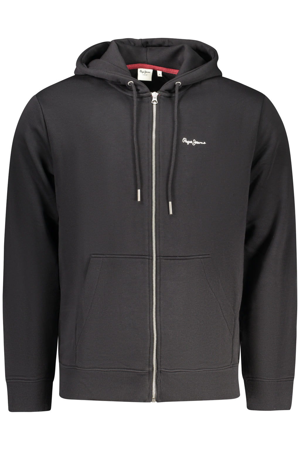 PEPE JEANS MEN'S BLACK ZIP-UP SWEATSHIRT