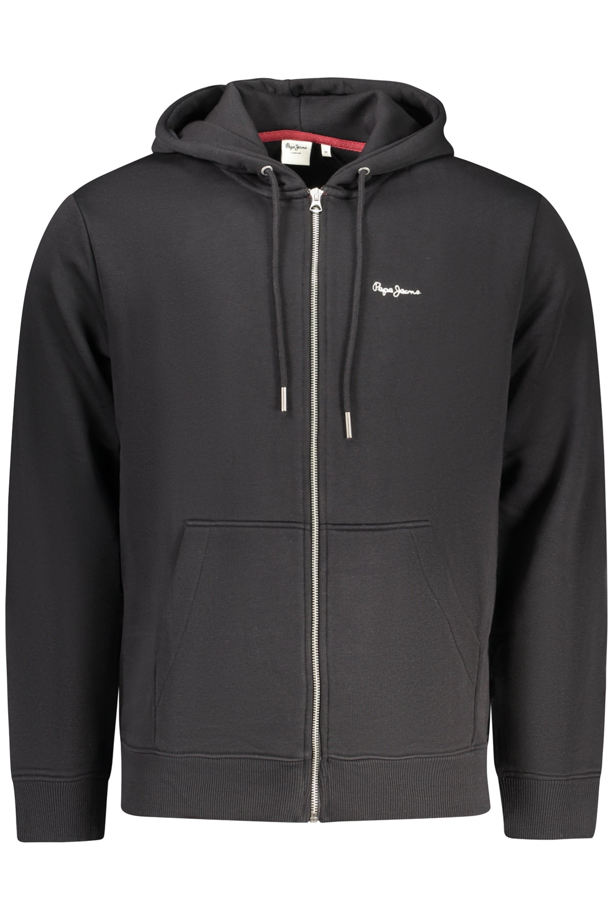 PEPE JEANS MEN'S BLACK ZIP-UP SWEATSHIRT