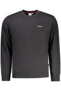 PEPE JEANS MEN'S BLACK ZIP-UP SWEATSHIRT