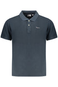 PEPE JEANS MEN'S SHORT-SLEEVE POLO SHIRT BLUE