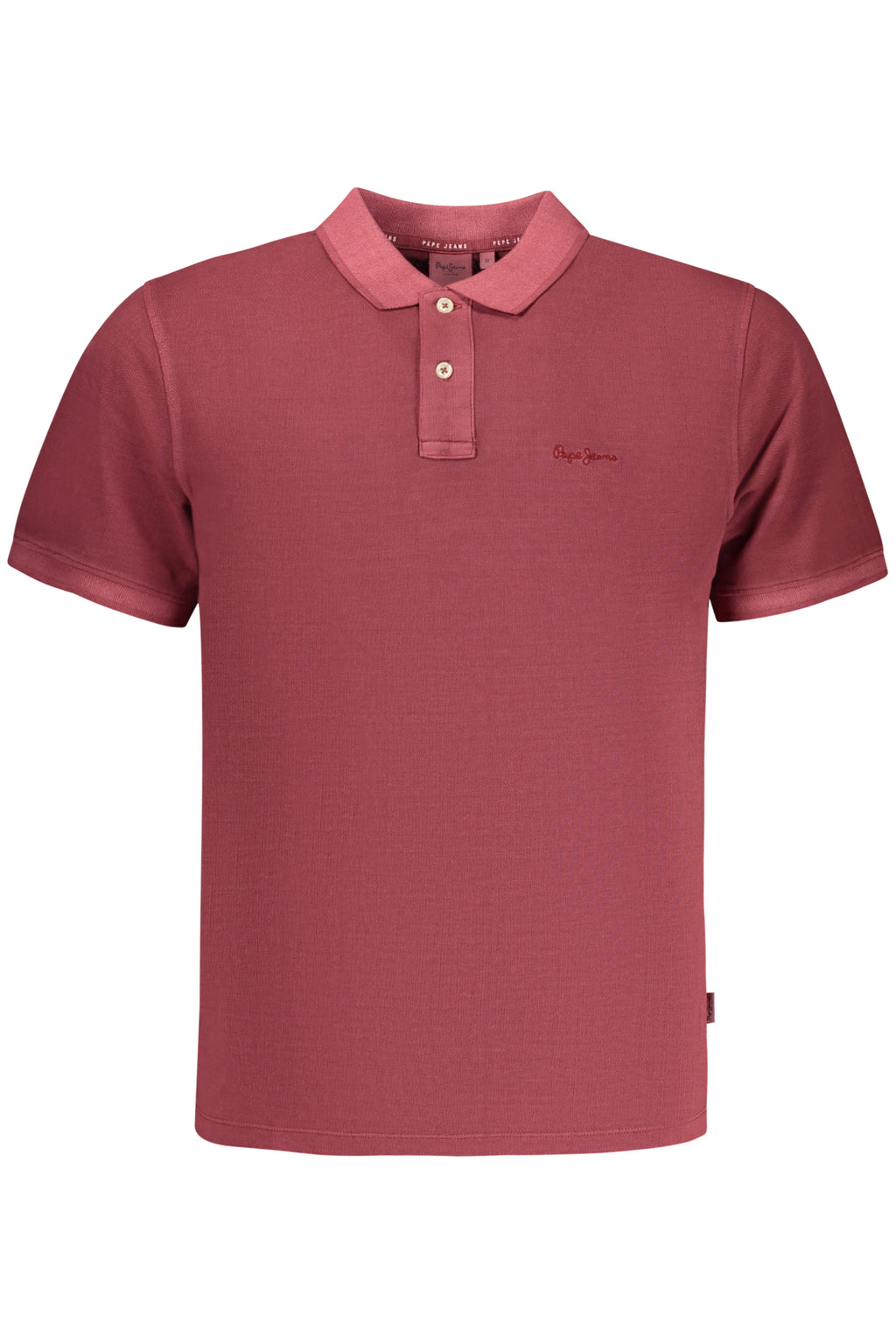 PEPE JEANS MEN'S SHORT-SLEEVED POLO SHIRT RED
