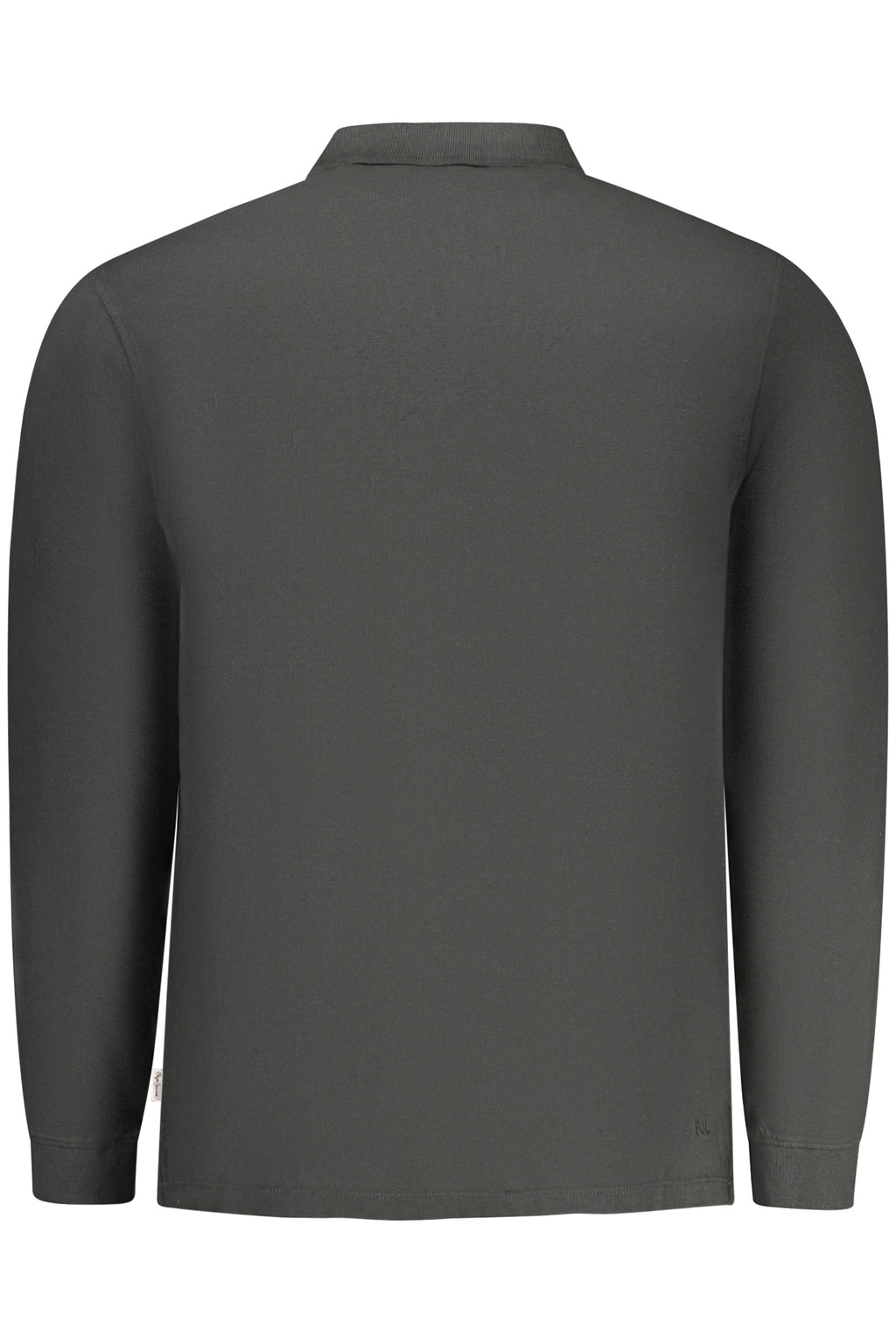PEPE JEANS MEN'S LONG-SLEEVED POLO SHIRT BLACK