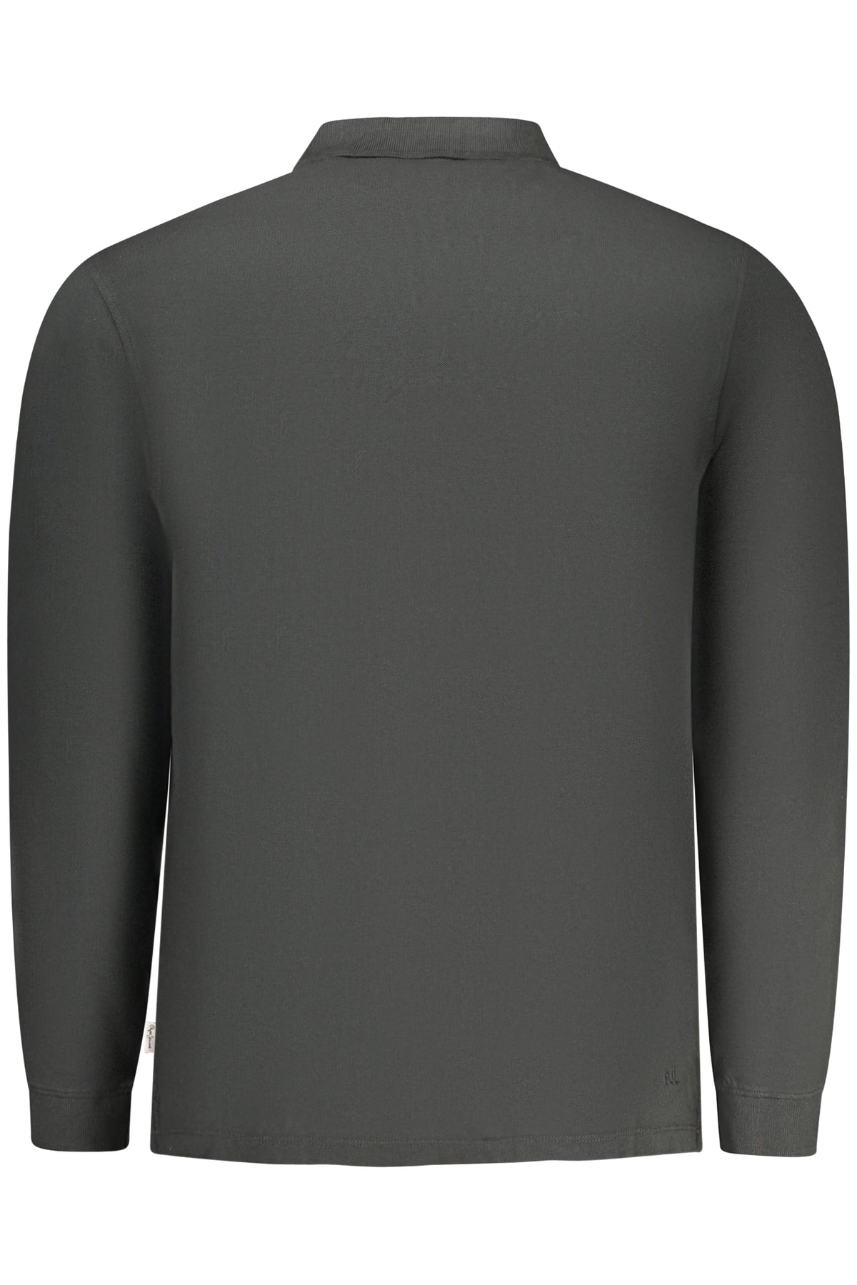 PEPE JEANS MEN'S LONG-SLEEVED POLO SHIRT BLACK