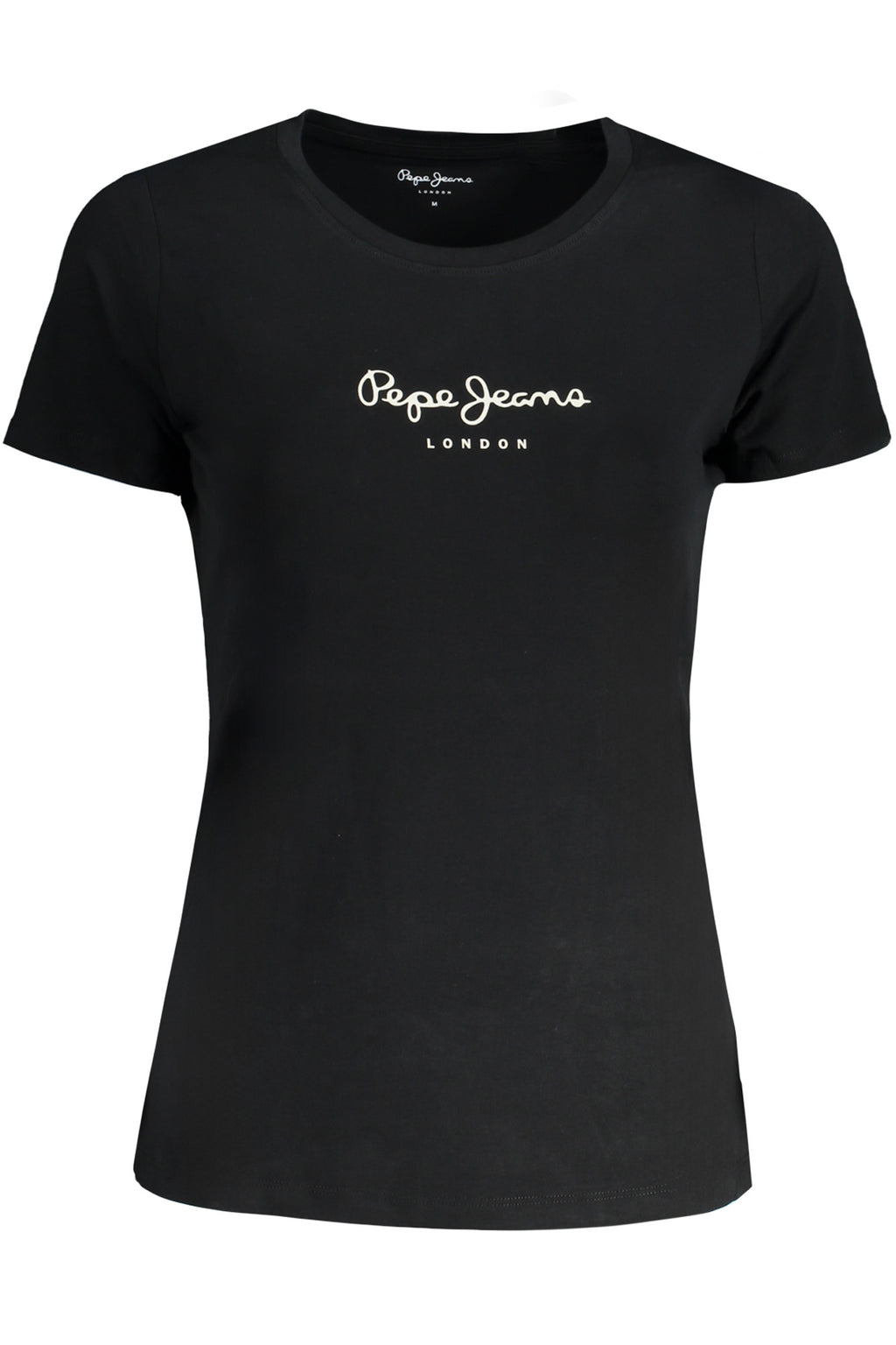 PEPE JEANS WOMEN'S SHORT SLEEVE T-SHIRT BLACK