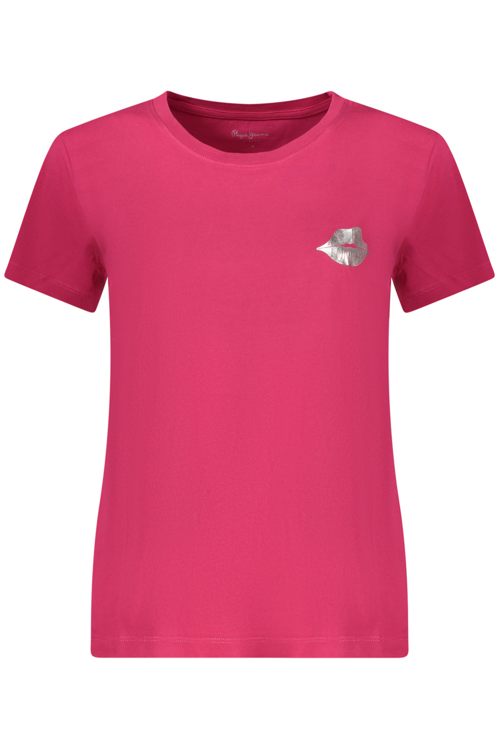 PEPE JEANS WOMEN'S SHORT-SLEEVED T-SHIRT RED