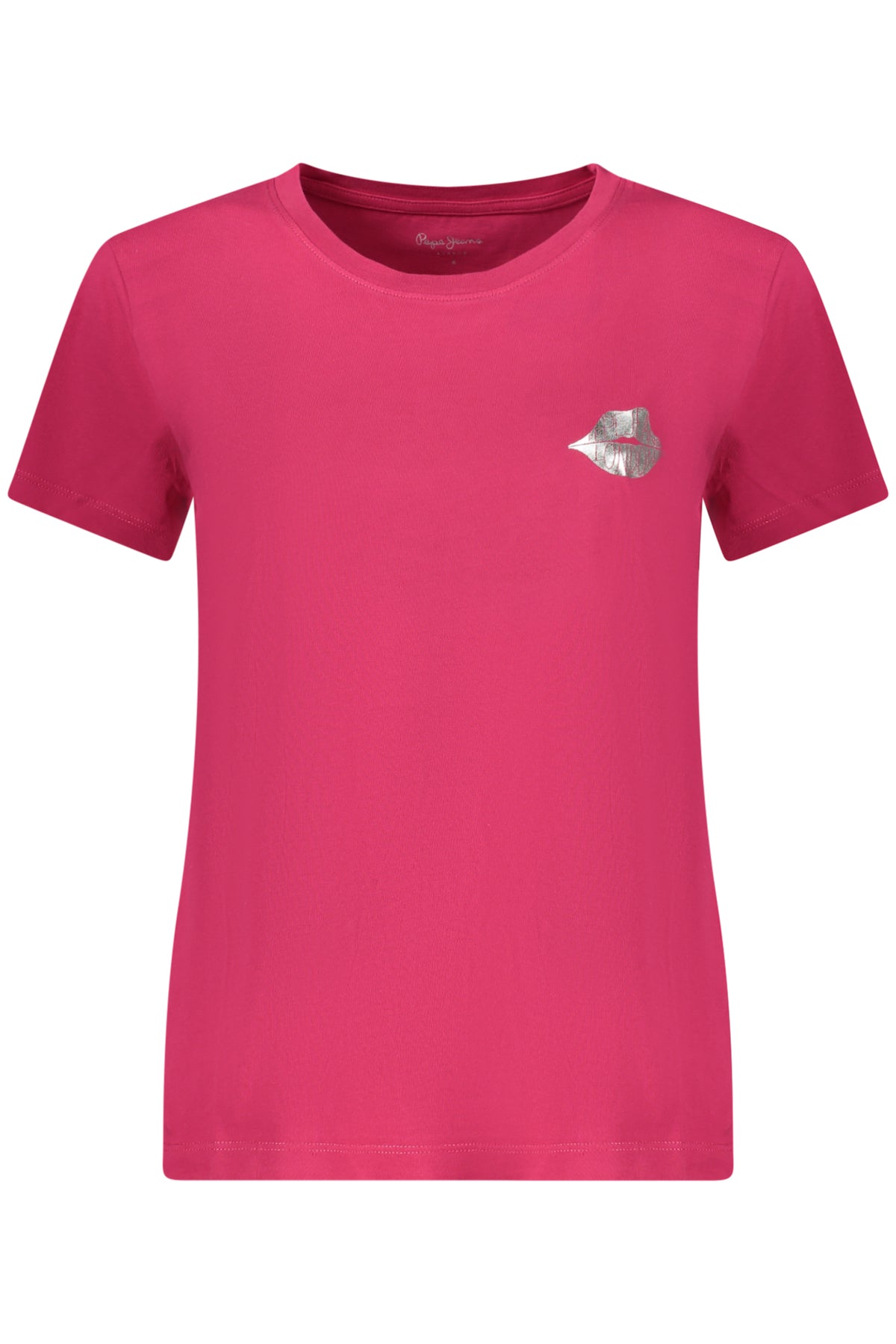 PEPE JEANS WOMEN'S SHORT-SLEEVED T-SHIRT RED