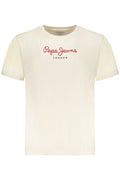 PEPE JEANS MEN'S SHORT-SLEEVE T-SHIRT BEIGE