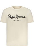 PEPE JEANS MEN'S SHORT-SLEEVE T-SHIRT BEIGE