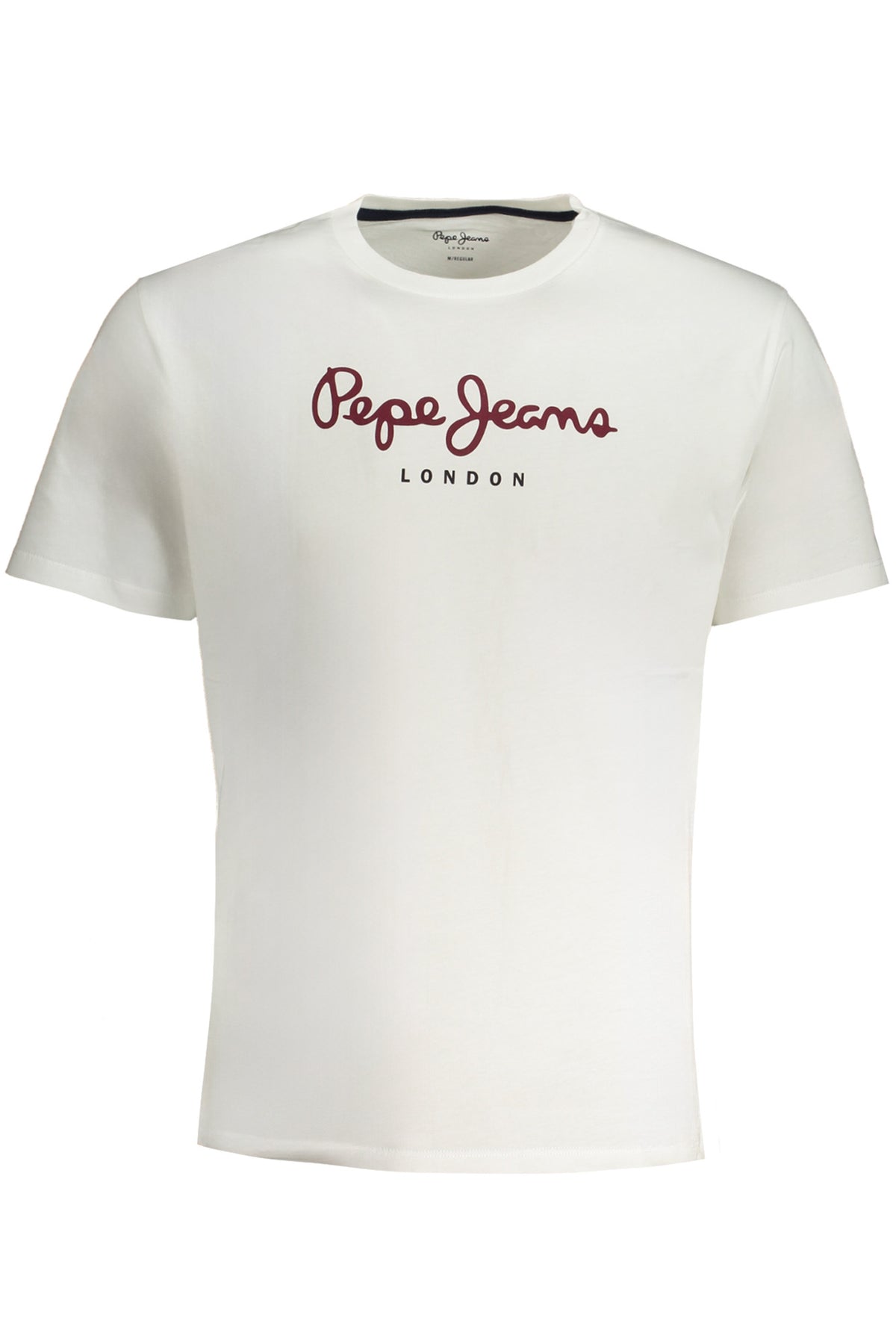 PEPE JEANS MEN'S SHORT SLEEVED T-SHIRT WHITE