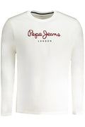 PEPE JEANS MEN'S LONG-SLEEVED T-SHIRT WHITE