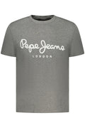 PEPE JEANS MEN'S SHORT-SLEEVED T-SHIRT GREY