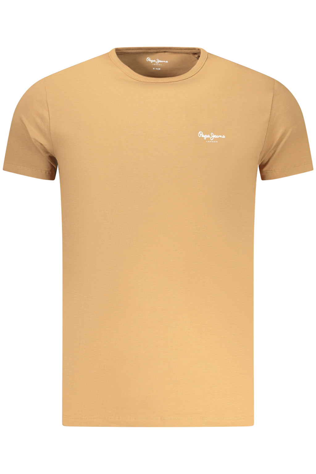 PEPE JEANS MEN'S SHORT-SLEEVE T-SHIRT BROWN