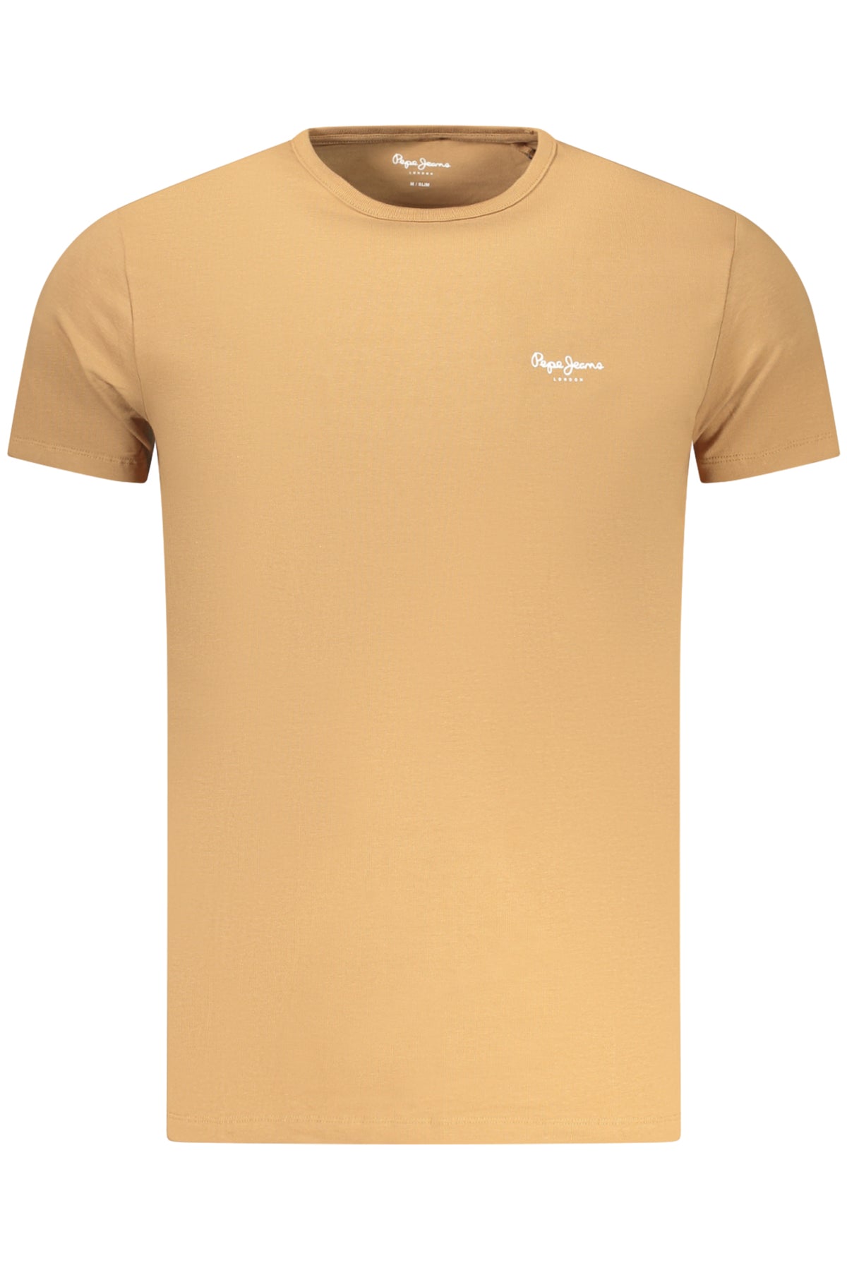 PEPE JEANS MEN'S SHORT-SLEEVE T-SHIRT BROWN