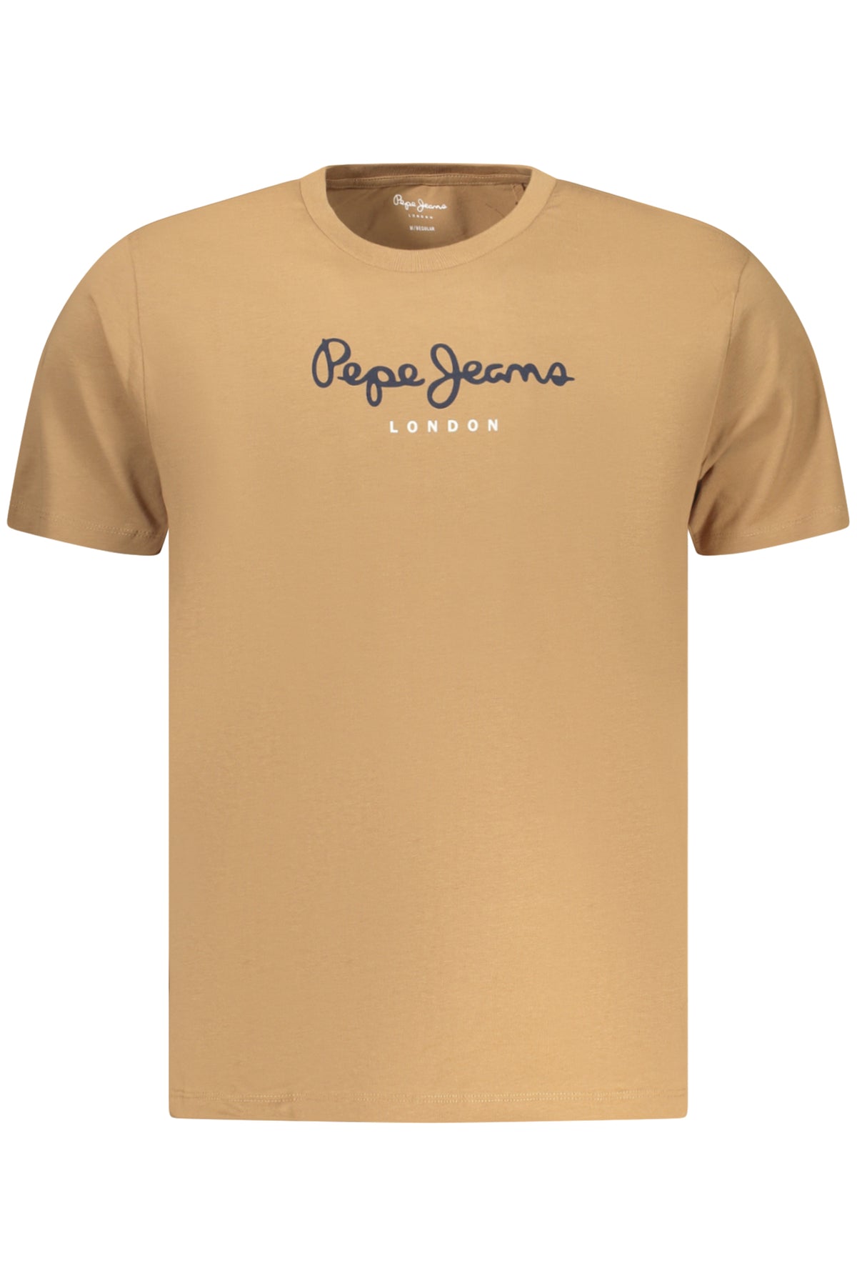PEPE JEANS MEN'S SHORT-SLEEVE T-SHIRT BROWN