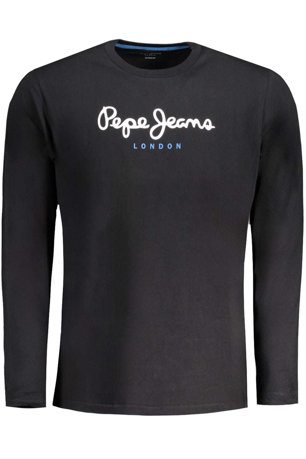 PEPE JEANS MEN'S LONG-SLEEVED T-SHIRT BLACK