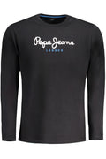 PEPE JEANS MEN'S LONG-SLEEVED T-SHIRT BLACK