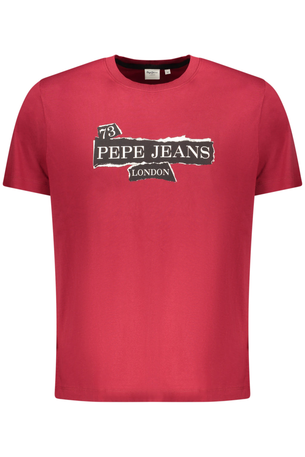 PEPE JEANS MEN'S SHORT-SLEEVED T-SHIRT RED