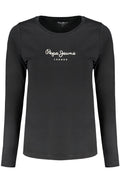 PEPE JEANS WOMEN'S LONG SLEEVE T-SHIRT BLACK