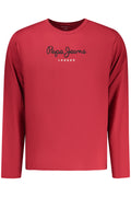PEPE JEANS MEN'S LONG-SLEEVED T-SHIRT RED