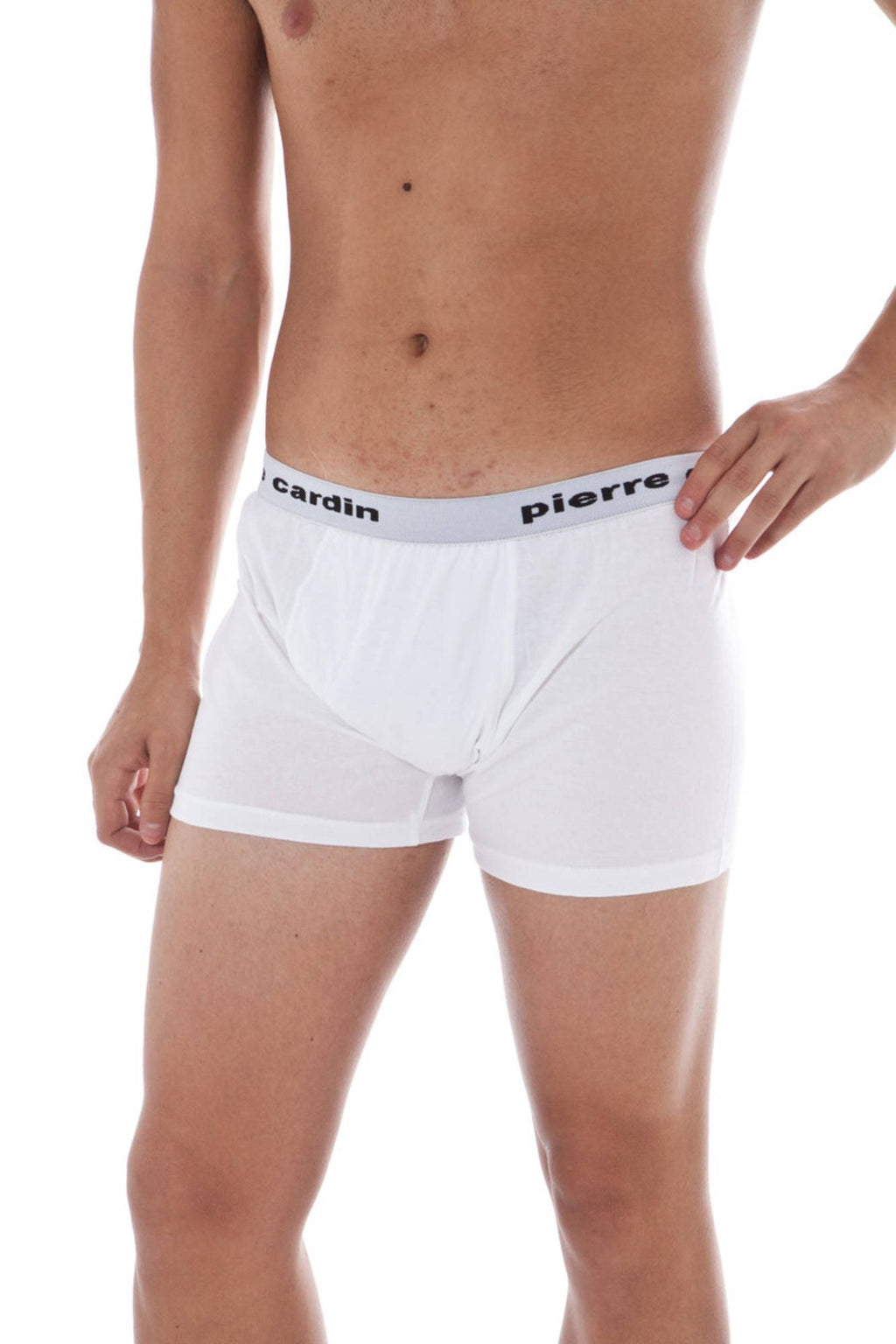PIERRE CARDIN Men's Boxer White Bi-Pack 2222090