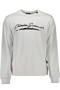 PLEIN SPORT MEN'S ZIP-UP SWEATSHIRT WHITE