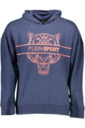 PLEIN SPORT SWEATSHIRT WITHOUT ZIP MEN BLUE