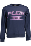 PLEIN SPORT SWEATSHIRT WITHOUT ZIP MEN BLUE