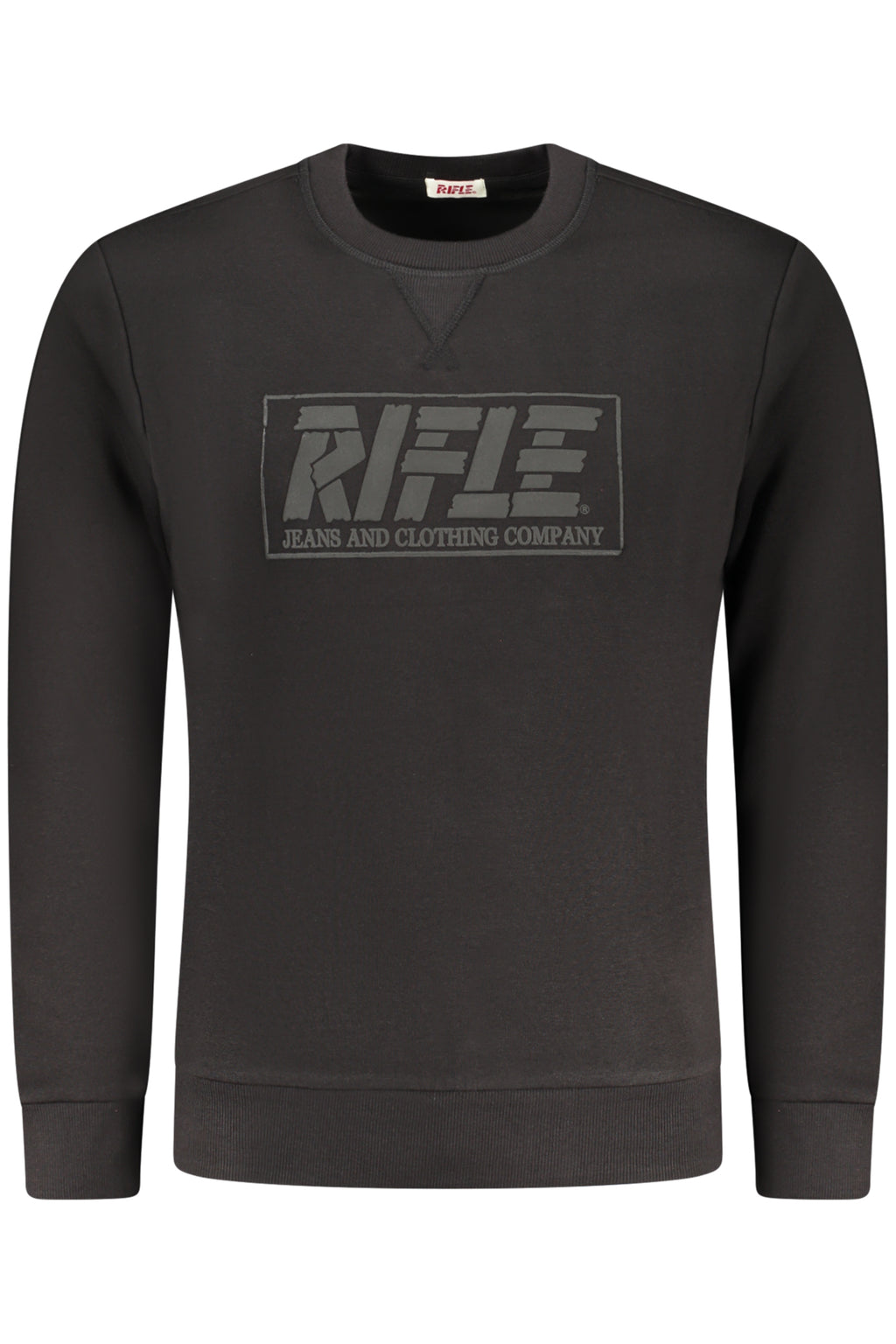 RIFLE MEN'S BLACK ZIP-UP SWEATSHIRT
