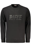 RIFLE MEN'S BLACK ZIP-UP SWEATSHIRT