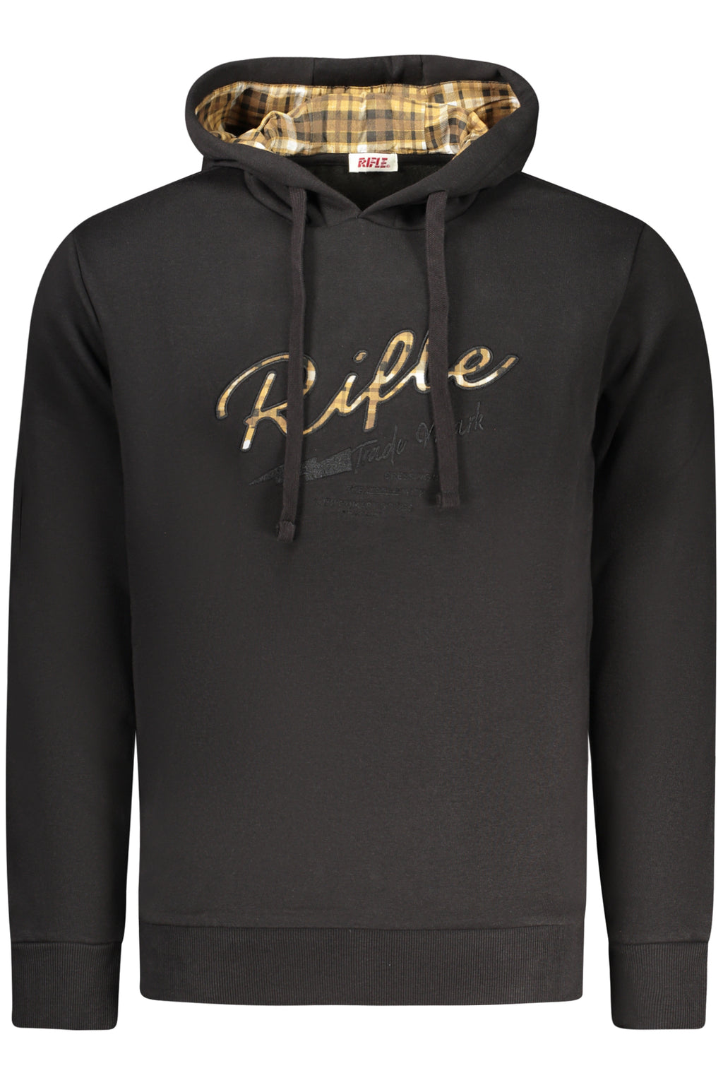 RIFLE MEN'S BLACK ZIP-UP SWEATSHIRT