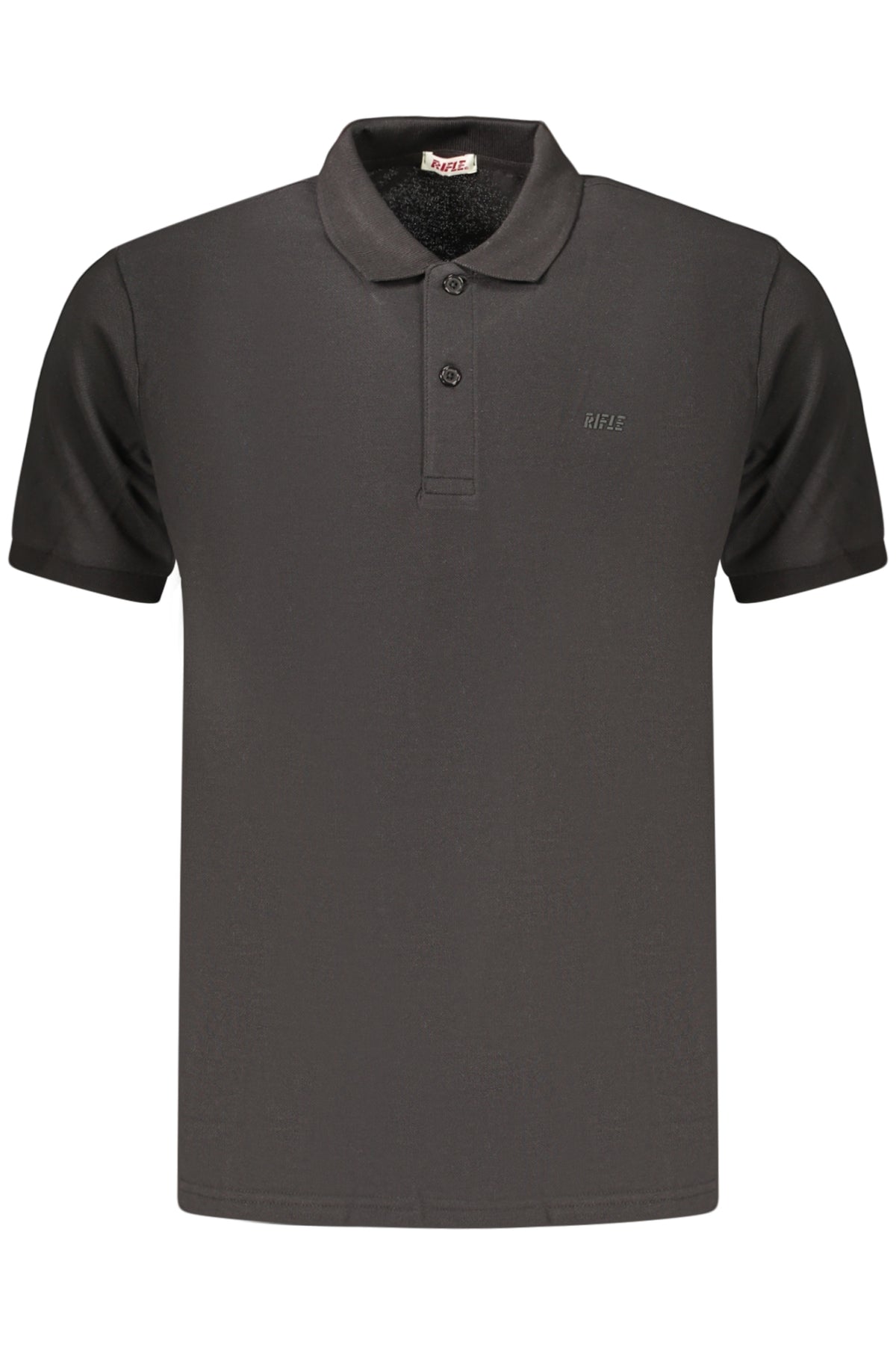 RIFLE Polo Short Sleeve Men's Black RFP249