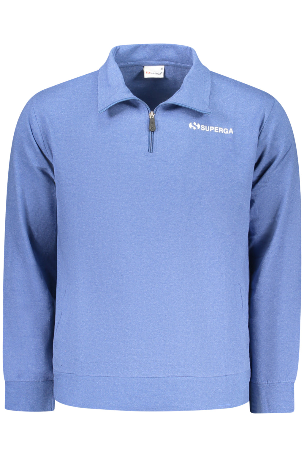 SUPERGA MEN'S ZIP-UP SWEATSHIRT BLUE