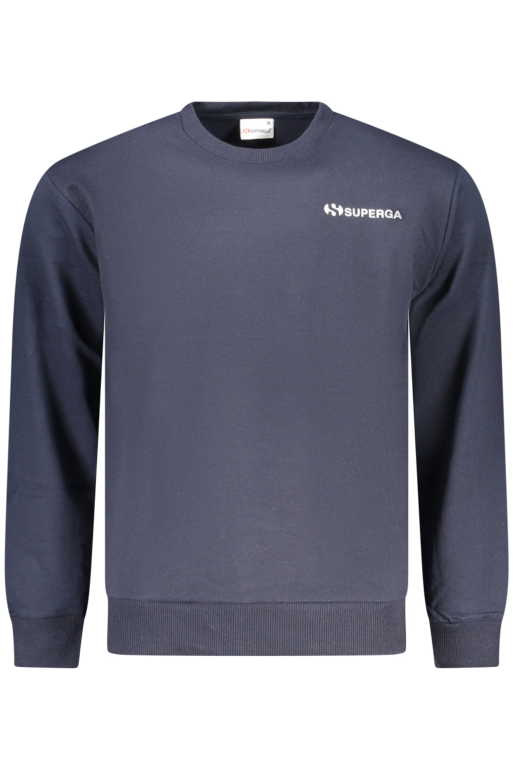 SUPERGA MEN'S BLUE ZIP-UP SWEATSHIRT