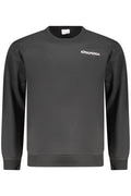 SUPERGA MEN'S BLACK ZIP-UP SWEATSHIRT