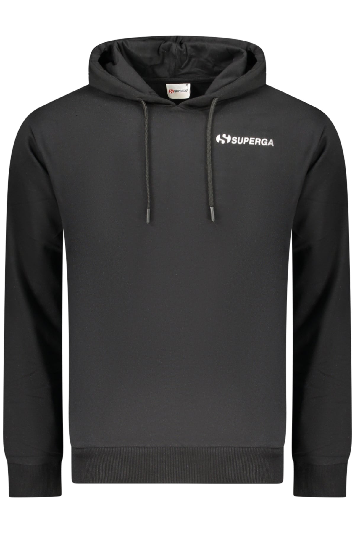 SUPERGA MEN'S BLACK ZIP-UP SWEATSHIRT