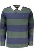 TIMBERLAND MEN'S LONG-SLEEVE POLO SHIRT GREEN