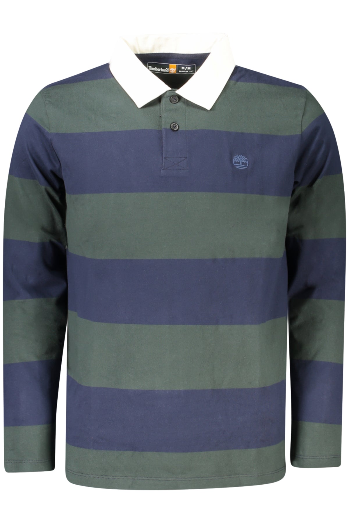 TIMBERLAND MEN'S LONG-SLEEVE POLO SHIRT GREEN