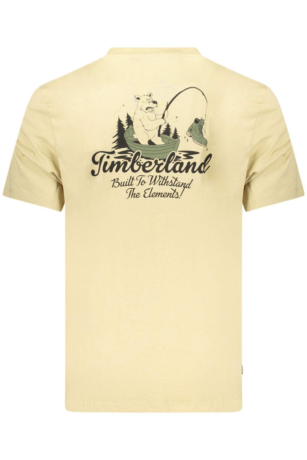 TIMBERLAND MEN'S SHORT-SLEEVE T-SHIRT BEIGE
