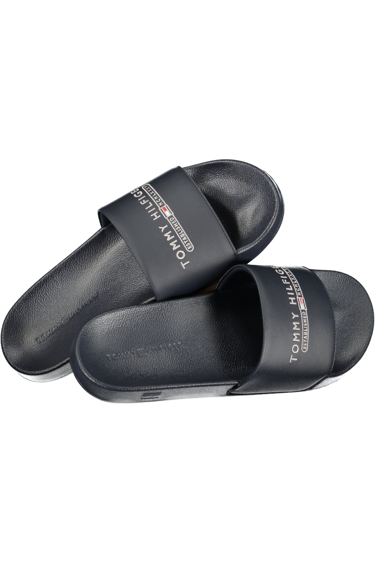 TOMMY HILFIGER MEN'S BLUE SLIPPER FOOTWEAR