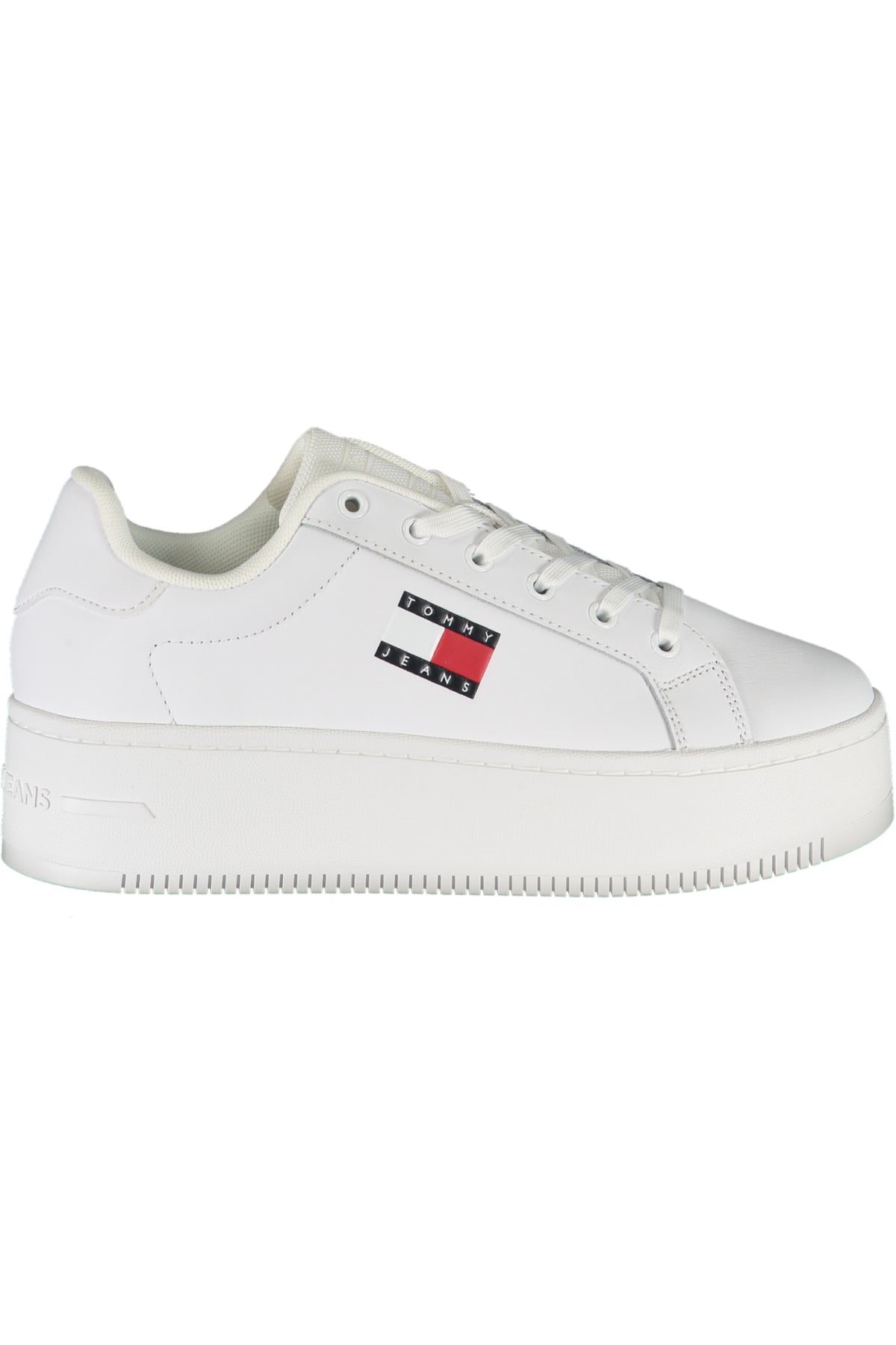 TOMMY HILFIGER WHITE WOMEN'S SPORTS SHOES