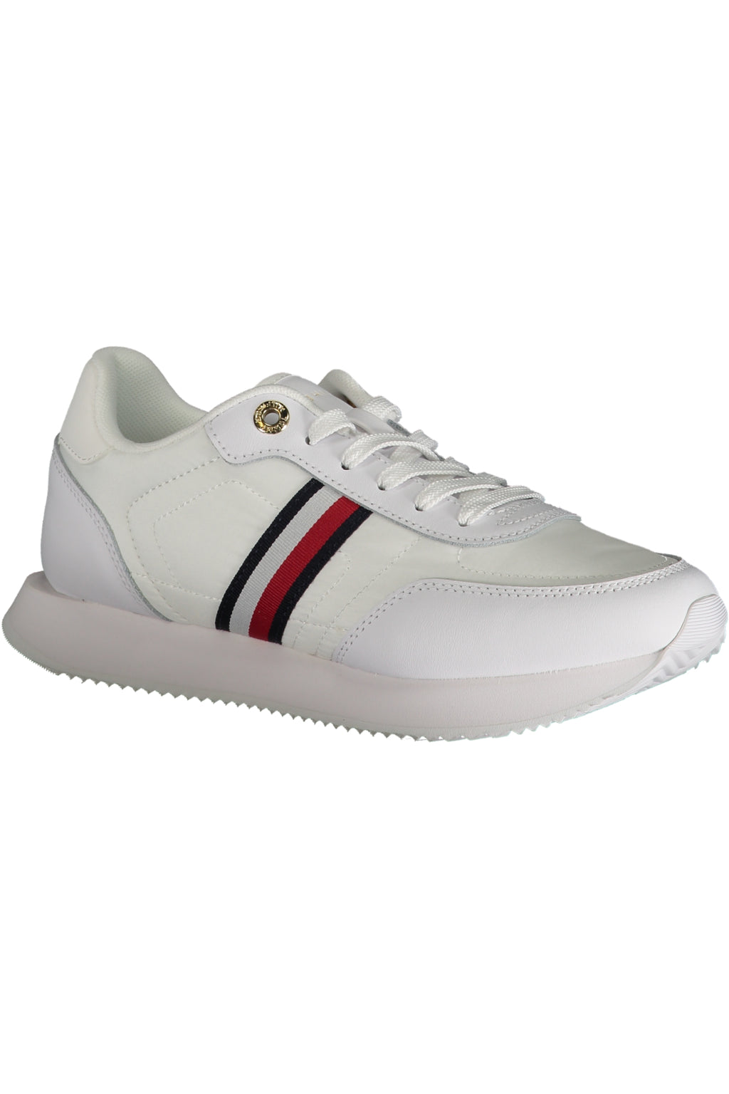 TOMMY HILFIGER WHITE WOMEN'S SPORTS SHOES