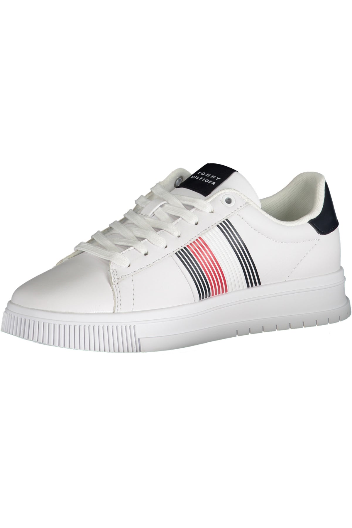 TOMMY HILFIGER MEN'S WHITE SPORTS SHOES