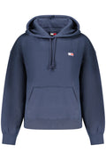 TOMMY HILFIGER WOMEN'S BLUE ZIP-UP SWEATSHIRT