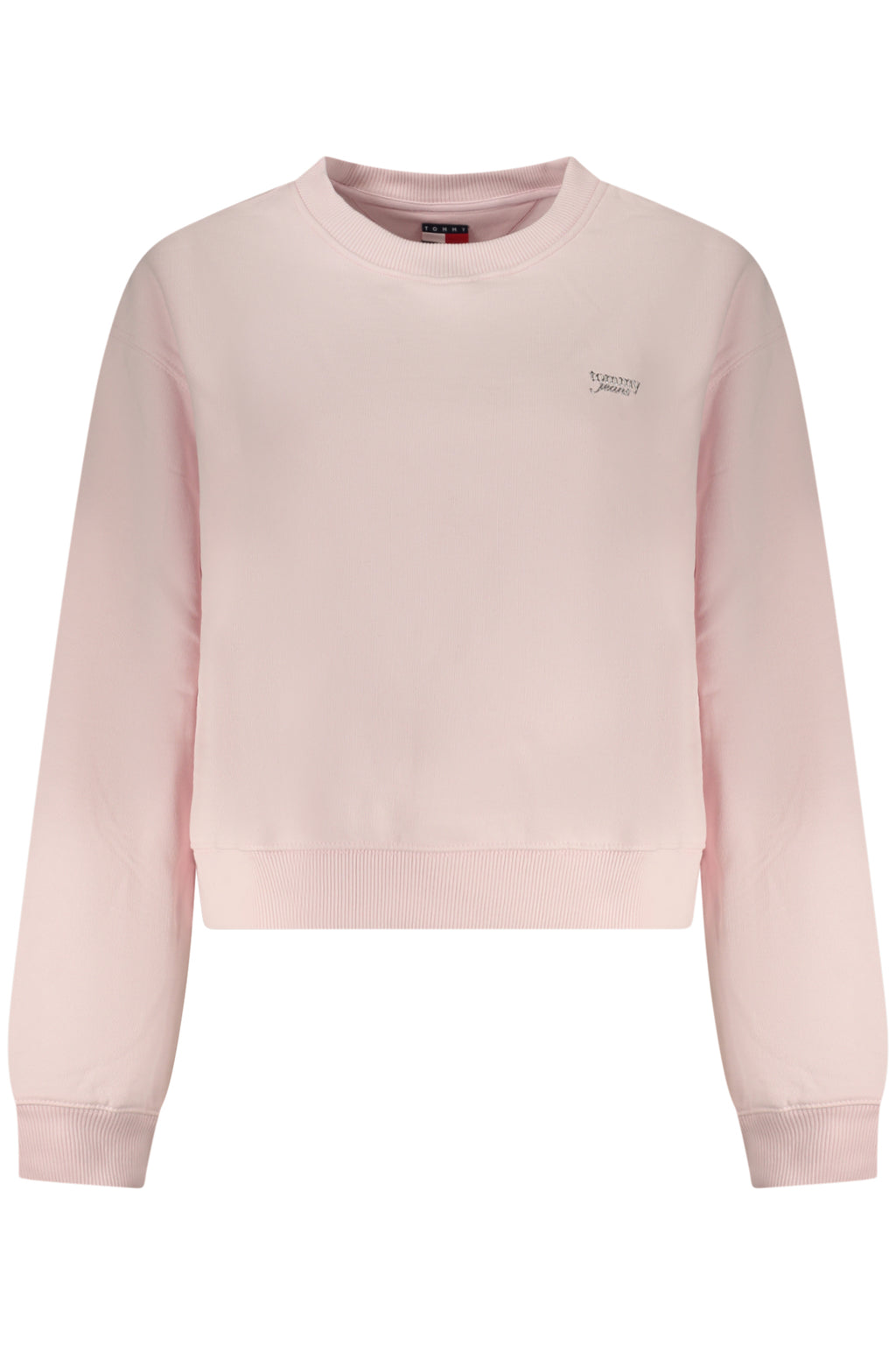 TOMMY HILFIGER WOMEN'S PINK ZIP-UP SWEATSHIRT