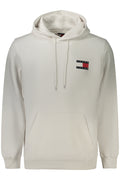 TOMMY HILFIGER MEN'S ZIP-UP SWEATSHIRT WHITE