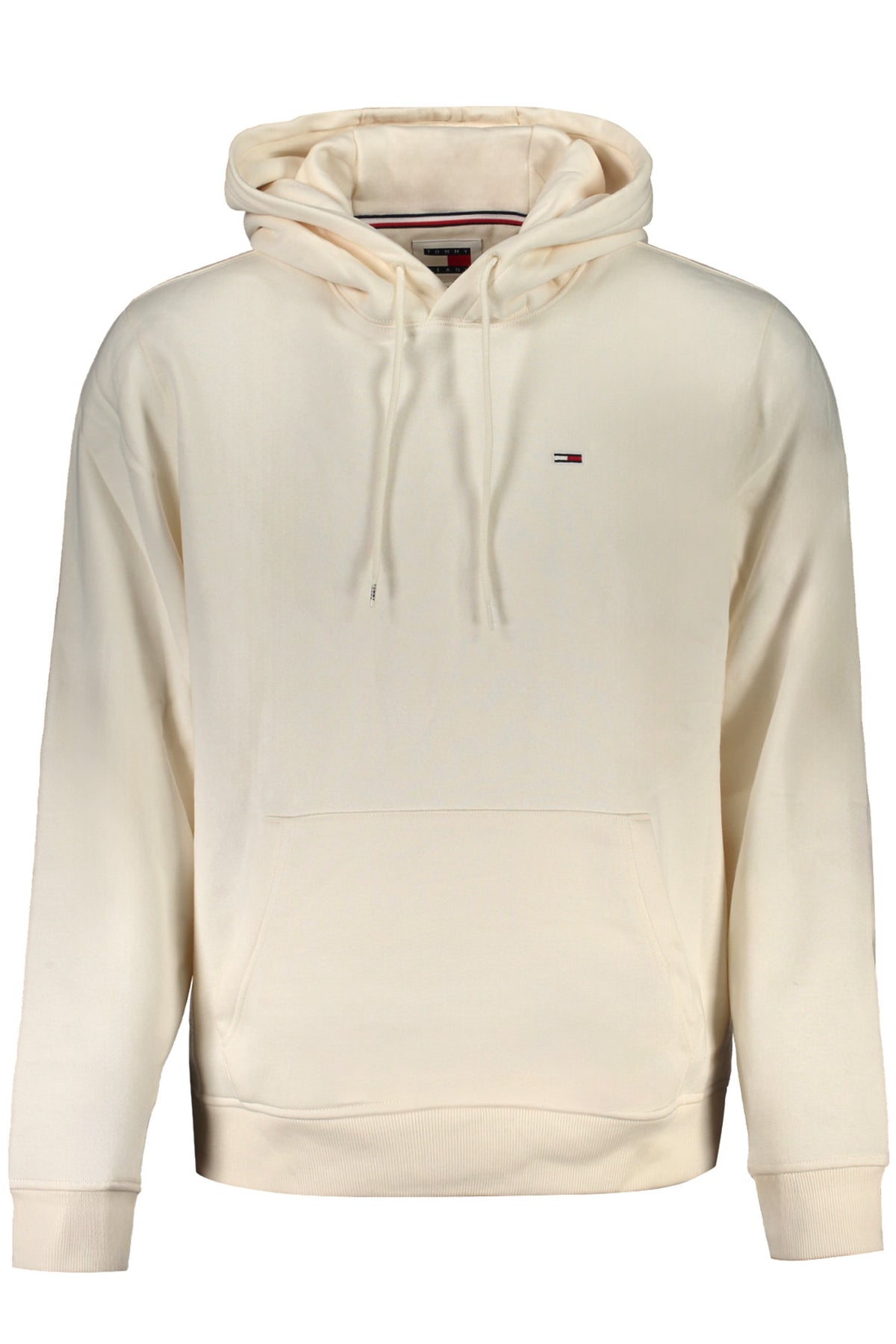 TOMMY HILFIGER MEN'S WHITE ZIPLESS SWEATSHIRT
