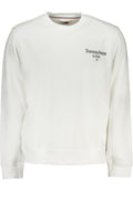 TOMMY HILFIGER MEN'S WHITE ZIPLESS SWEATSHIRT